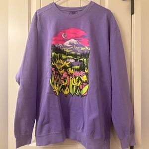 Rachel Pohl Cascades//Violet Sweatshirt